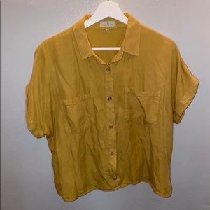 Thread and supply mustard button up